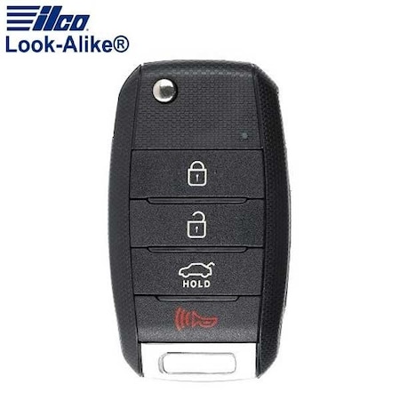 Ilco LAL FLIP-KIA-4B6 KIA 4 BUTTON FLIP KEY TQ8-RKE-3F05 ASSY UB14MY ILCO-AX00012980